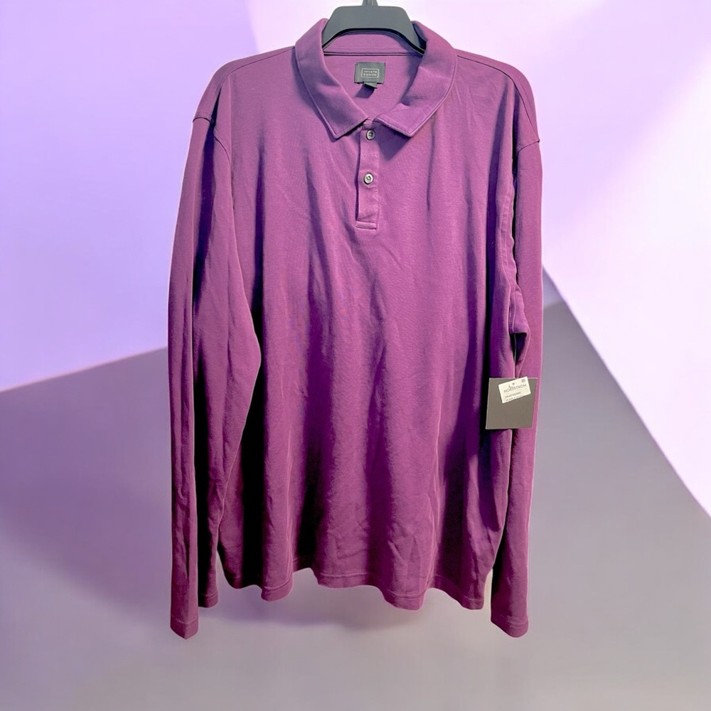 New Men’s purple polo style shirt